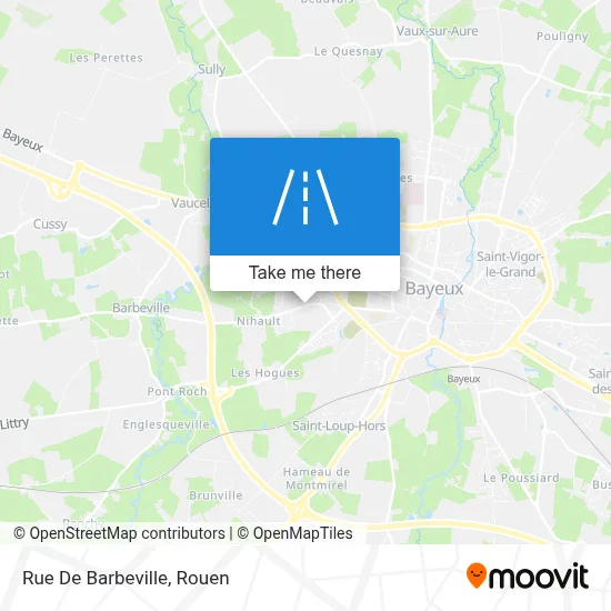 Rue De Barbeville map