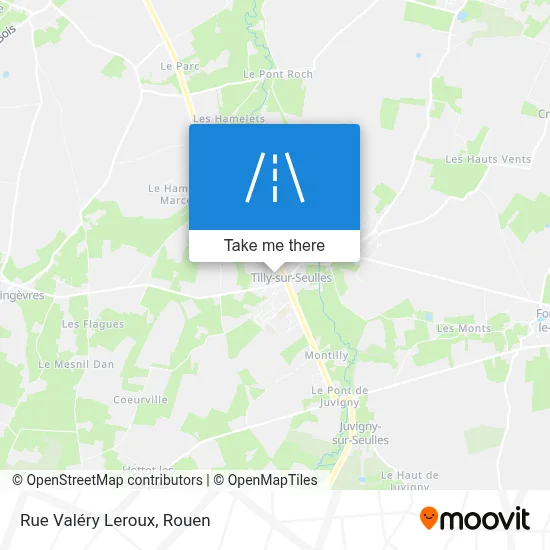Mapa Rue Valéry Leroux