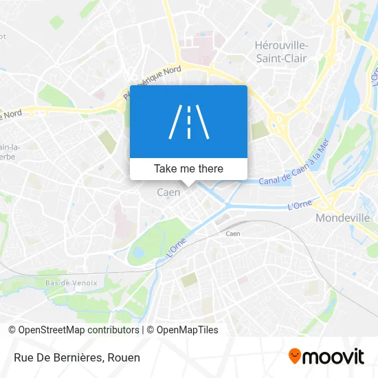 Rue De Bernières map