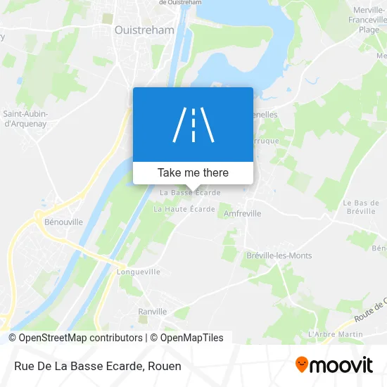 Mapa Rue De La Basse Ecarde