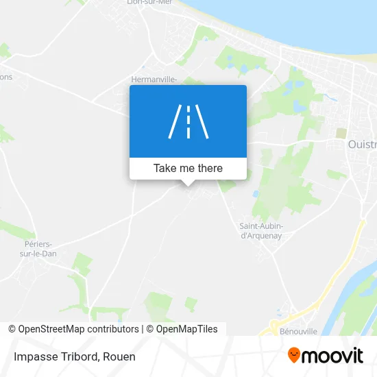 Impasse Tribord map