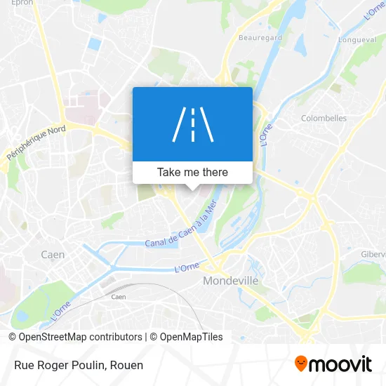Mapa Rue Roger Poulin