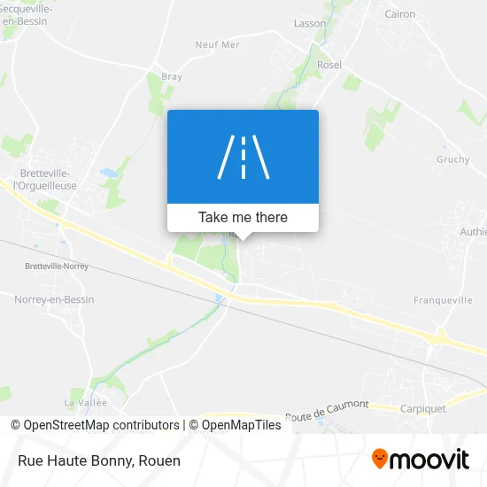 Rue Haute Bonny map