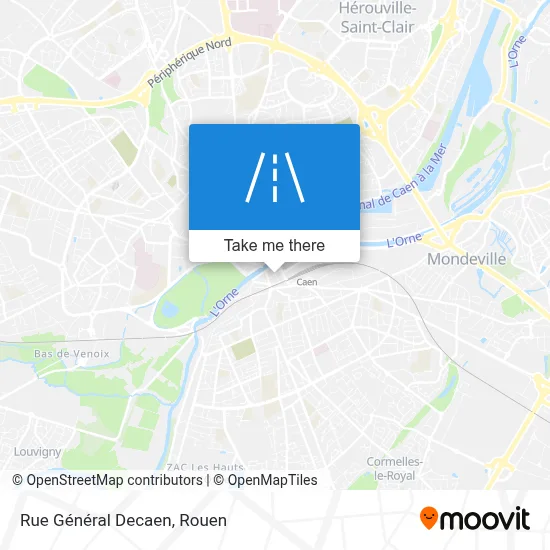 Rue Général Decaen map