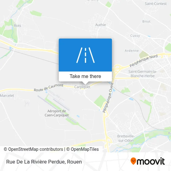 Rue De La Rivière Perdue map