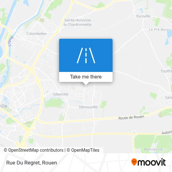 Rue Du Regret map