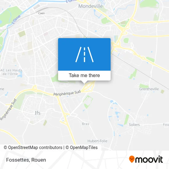 Mapa Fossettes