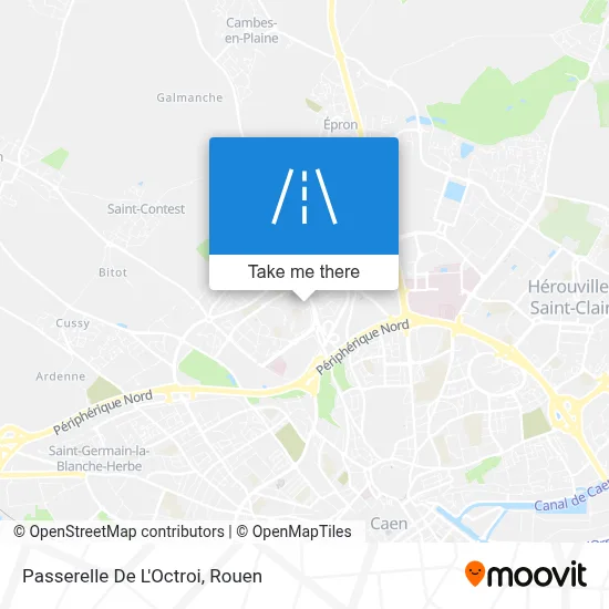 Passerelle De L'Octroi map