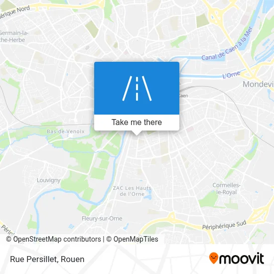 Rue Persillet map