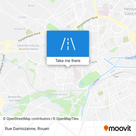 Rue Damozanne map