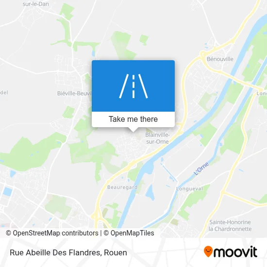 Rue Abeille Des Flandres map