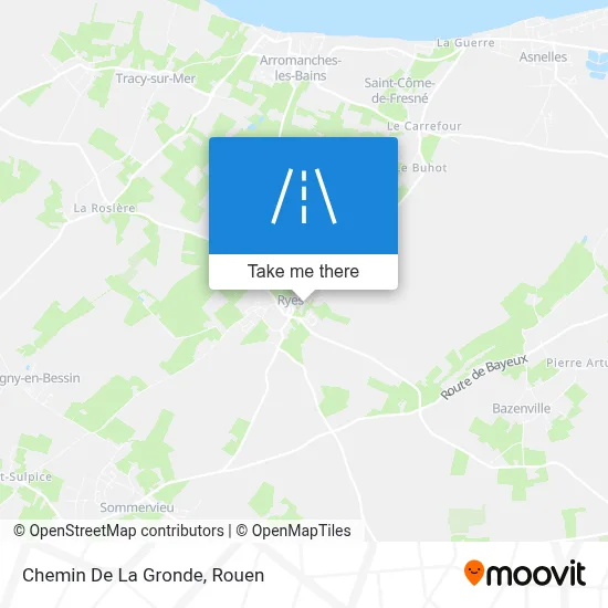 Chemin De La Gronde map