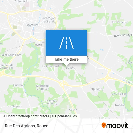 Rue Des Agrions map
