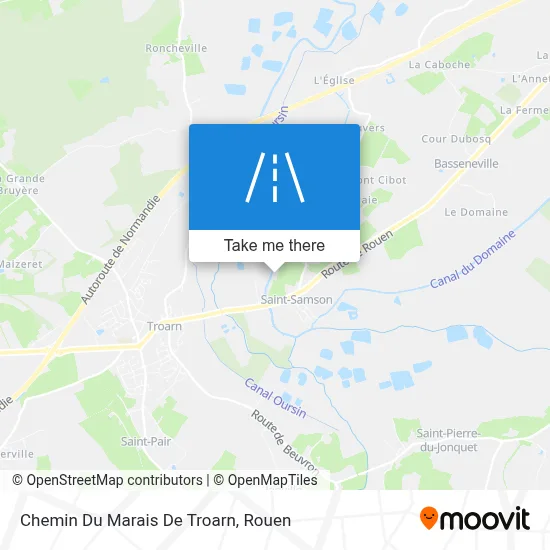 Chemin Du Marais De Troarn map