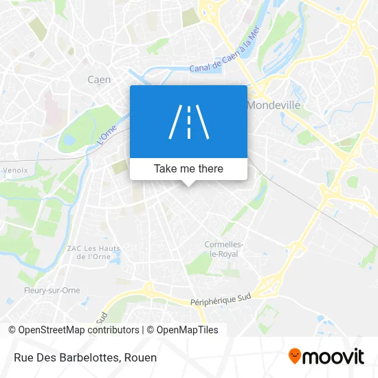 Rue Des Barbelottes map