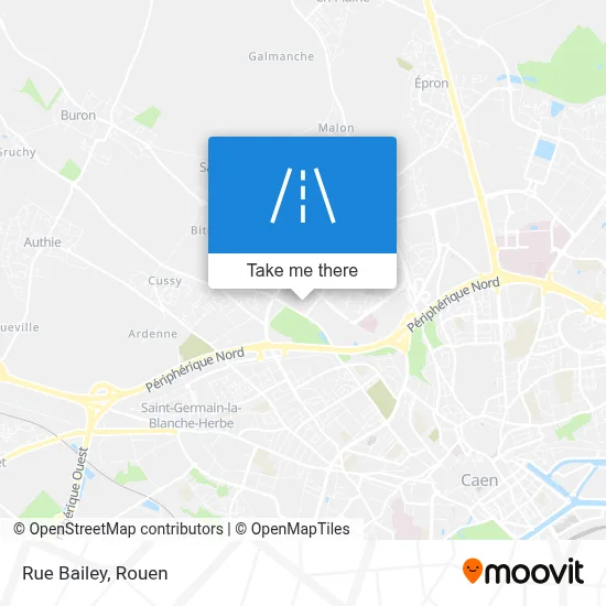 Mapa Rue Bailey