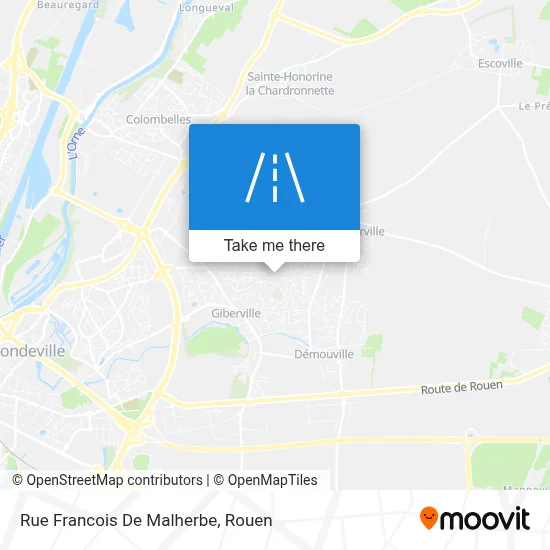 Rue Francois De Malherbe map