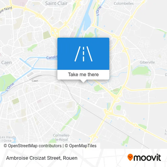 Rue Ambroise Croizat map