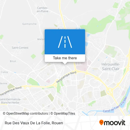 Rue Des Vaux De La Folie map