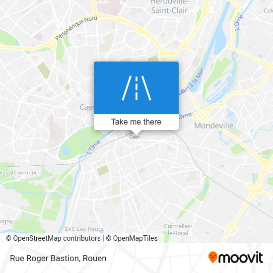 Rue Roger Bastion map
