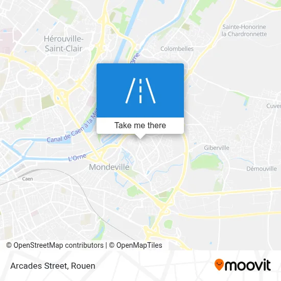 Rue Des Arcades map