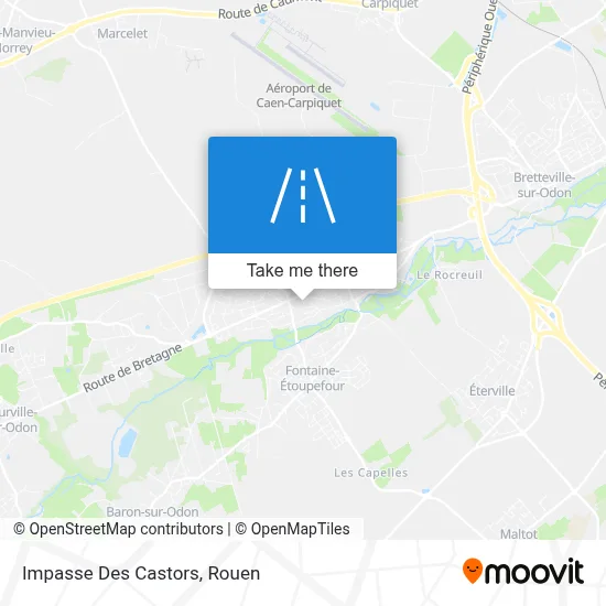 Impasse Des Castors map