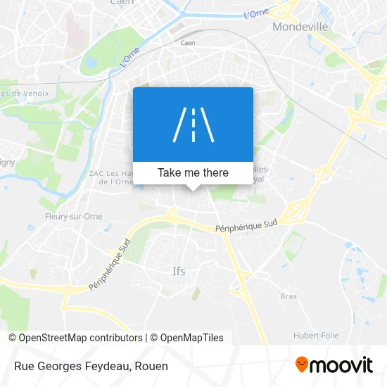 Rue Georges Feydeau map