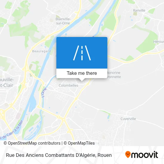 Rue Des Anciens Combattants D'Algérie map