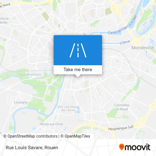 Mapa Rue Louis Savare