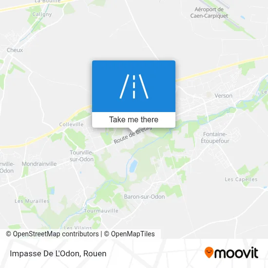 Impasse De L'Odon map