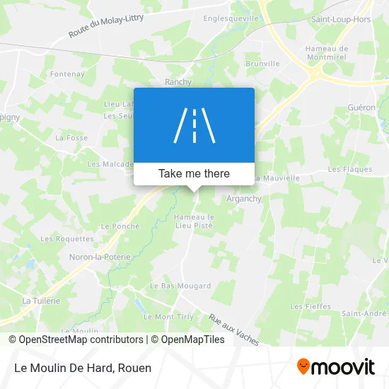 Le Moulin De Hard map
