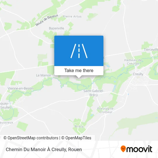Chemin Du Manoir À Creully map