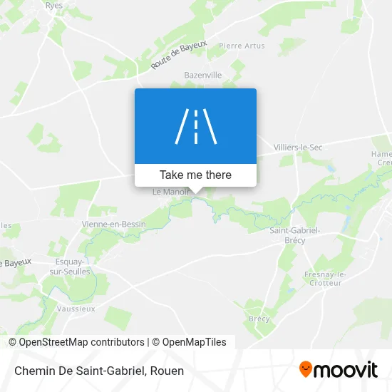 Chemin De Saint-Gabriel map