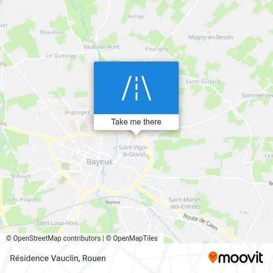 Résidence Vauclin map