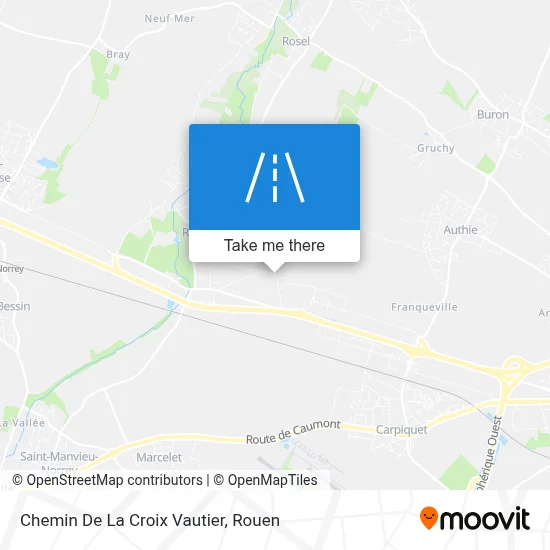 Chemin De La Croix Vautier map