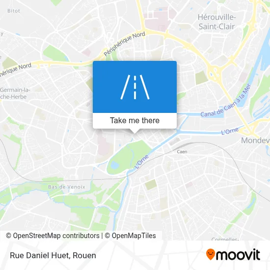 Rue Daniel Huet map