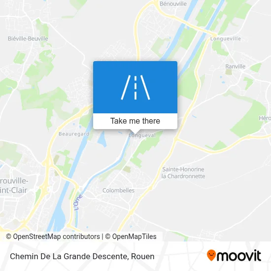 Chemin De La Grande Descente map