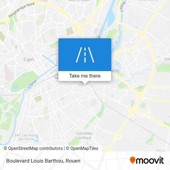 Boulevard Louis Barthou map