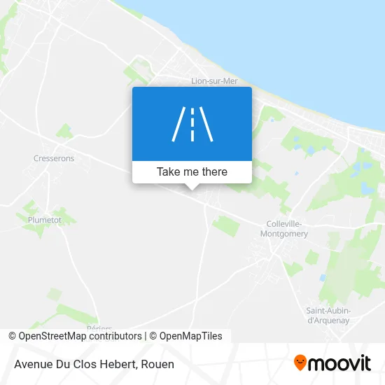 Avenue Du Clos Hebert map