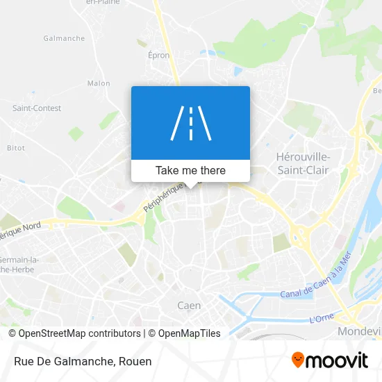 Rue De Galmanche map