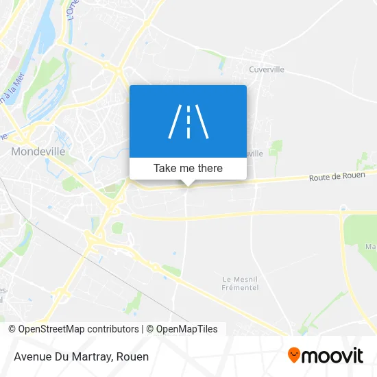 Avenue Du Martray map