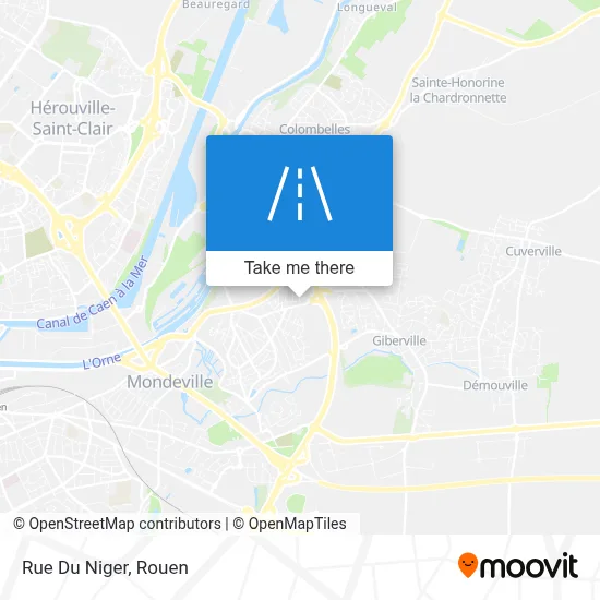 Rue Du Niger map
