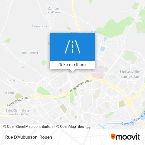 Rue D'Aubusson map