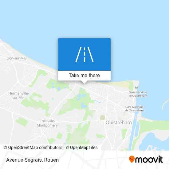 Avenue Segrais map