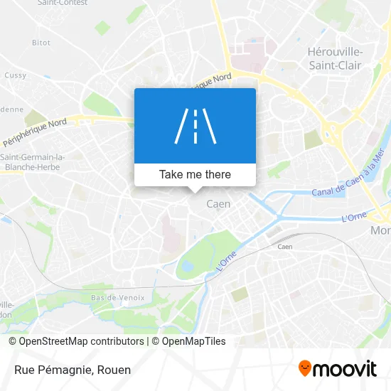 Rue Pémagnie map