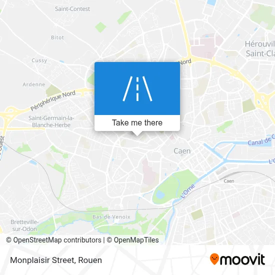 Rue Monplaisir map