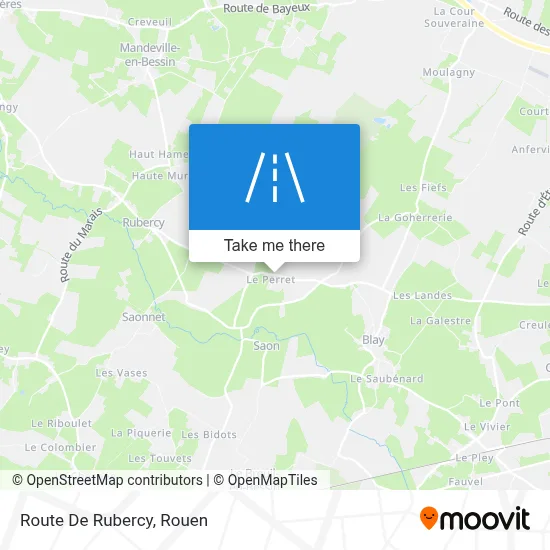 Route De Rubercy map