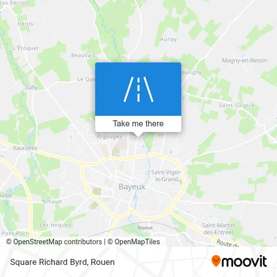 Square Richard Byrd map