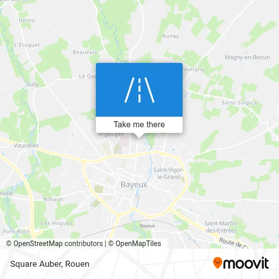 Square Auber map