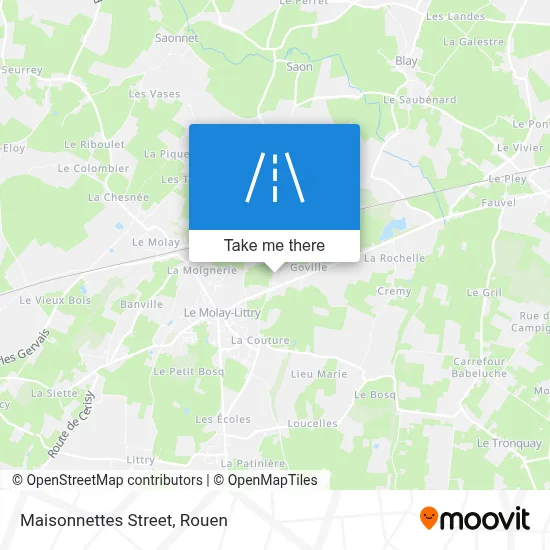 Rue Des Maisonnettes map